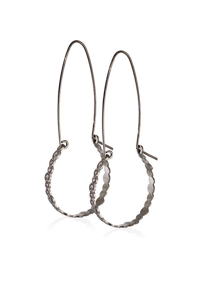 HOOP EARRINGS TINY BUBBLES