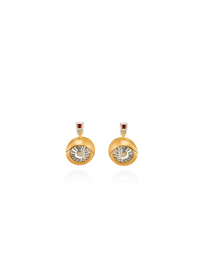 STUD EARRINGS SMALL BULL EYE