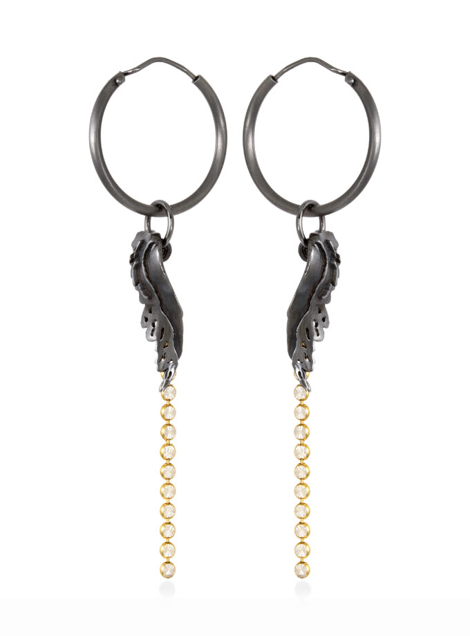 HOOPS MEDIUM SMALL PHOENIX WITH CHAIN